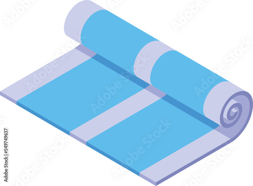 Spa towel icon isometric vector. Cloth blanket. Hand rag