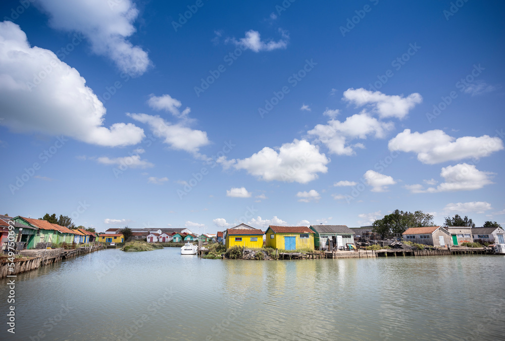 Obraz premium Cabanes de pêcheurs à Oleron