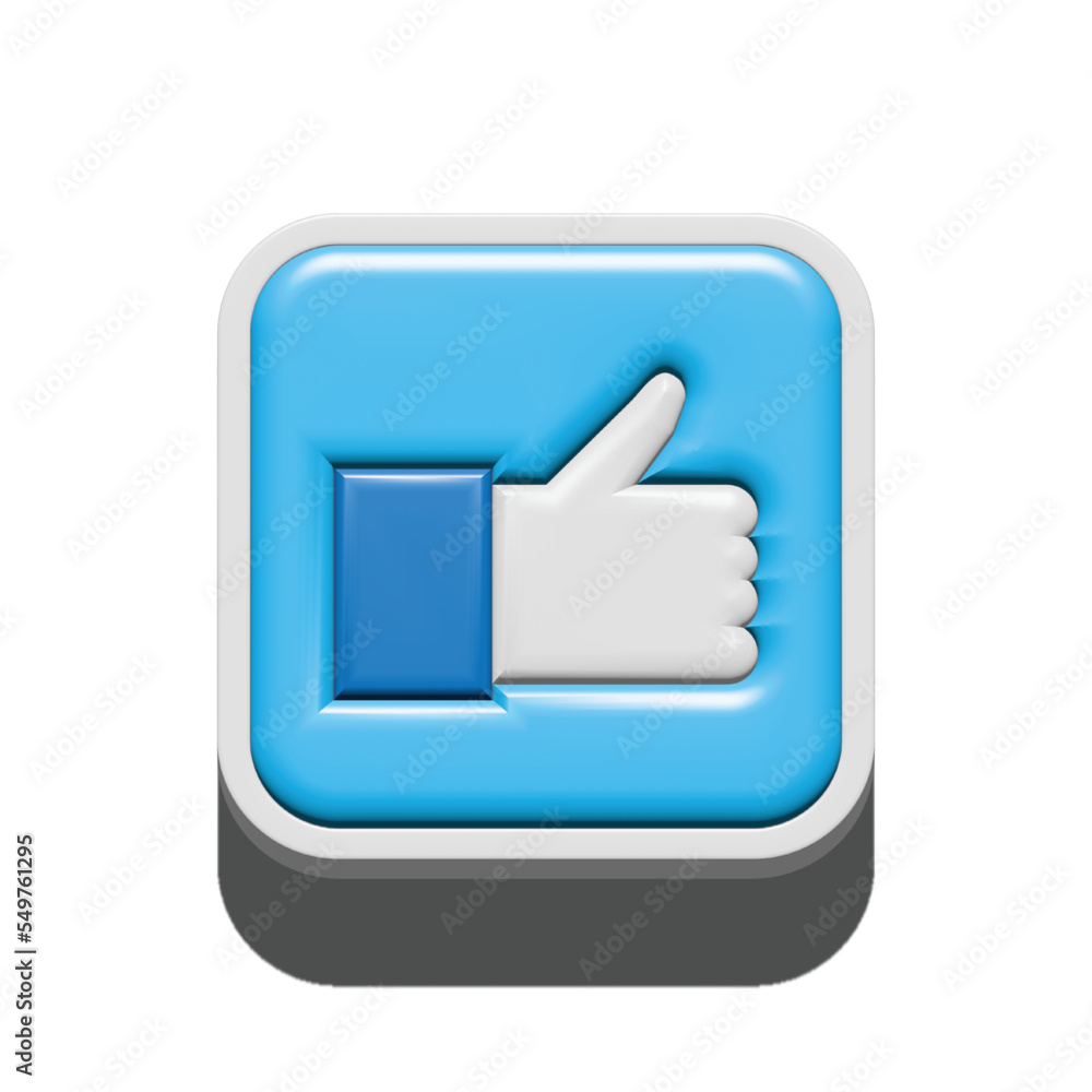 thumb up icon on button thumb up icon on button