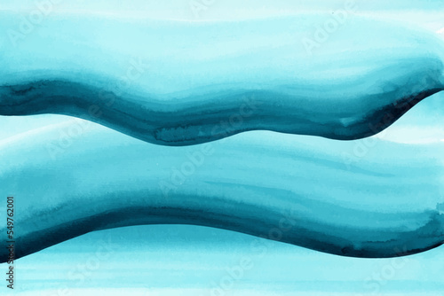 Watercolor torquoise, blue stain, blotch. Abstract artistic background, wallpaper, texture. 