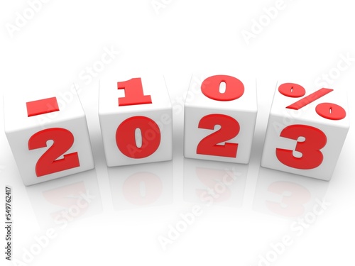 10 percent discount in 2023 on white play blocks photo