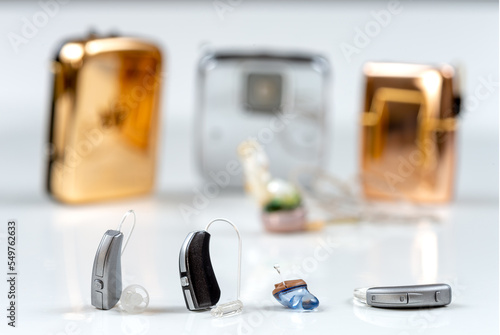 Hearing aids - Evolution of equipment photo