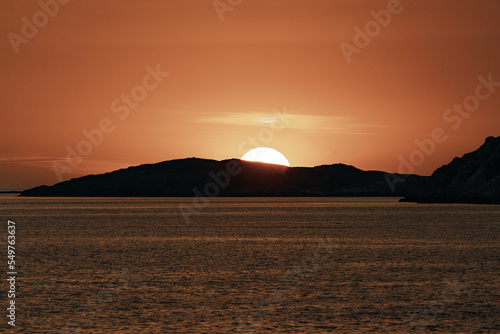 Sunset Photograph in Gothenburg Archipelago, Sweden photo