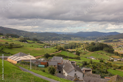 Wallpaper Mural the fertile valley of Lourenza, in Galicia Torontodigital.ca