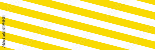 Yellow diagonal stripes on white background. Straight lines pattern for backdrop and wallpaper template. Realistic lines with repeat stripes texture. Simple geometric background, vector illustration