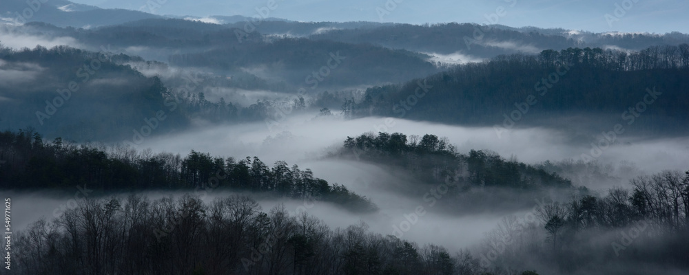 fog over the mountains fog over the mountains