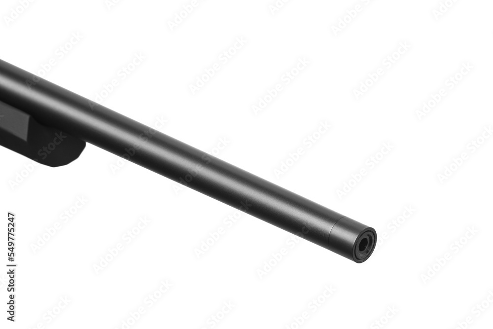 Modern bolt carbine isolated on white background. Weapons for sports, hunting and self-defense. Modern bolt carbine isolated on white background. Weapons for sports, hunting and self-defense.