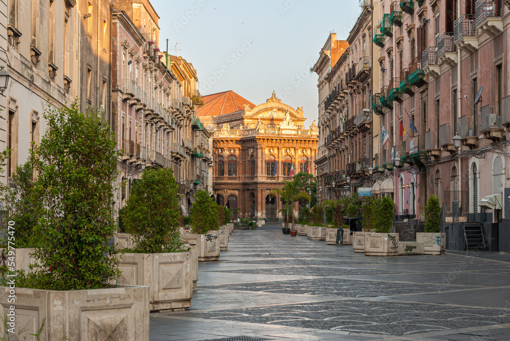 The opera theater called Teatro Bellini in Catania, Sicily