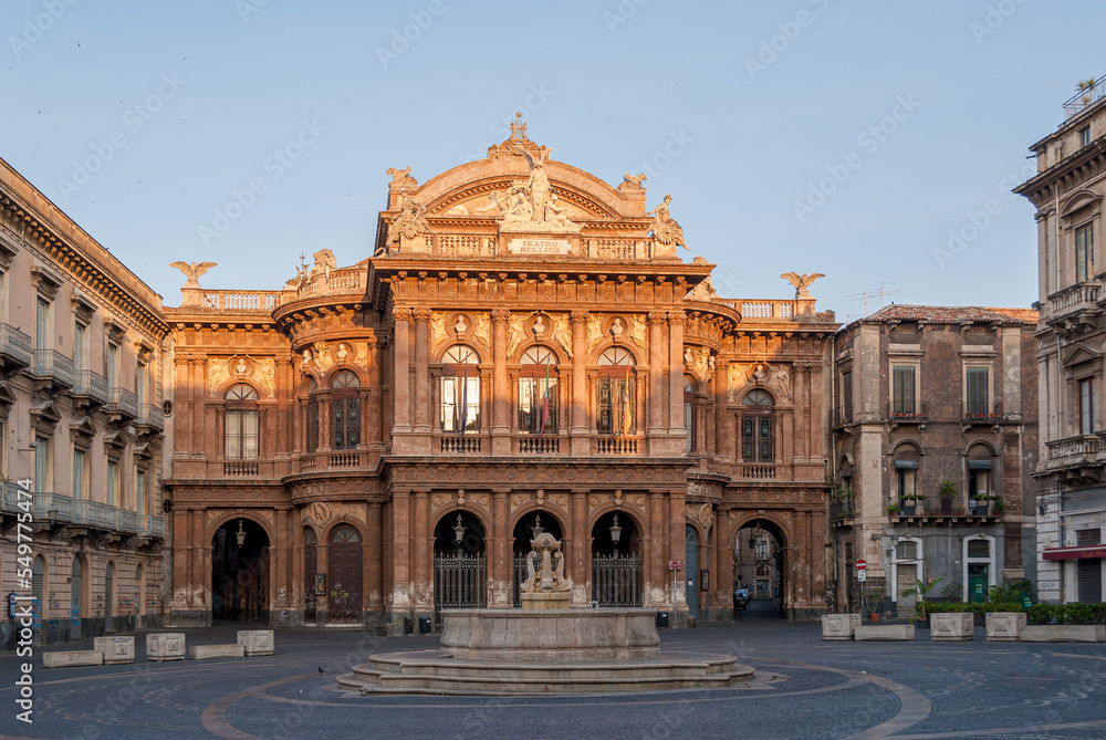 The opera theater called Teatro Bellini in Catania, Sicily