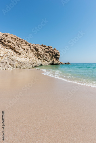 Beach at wild coast of Ras Al Jinz, Oman