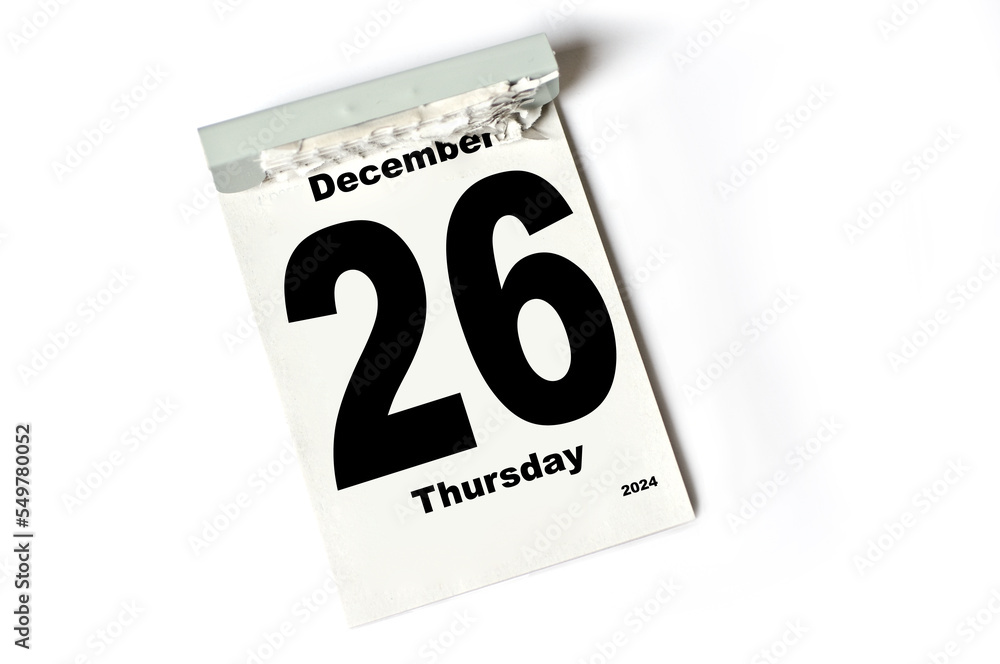 26 December 2024 26 December 2024
