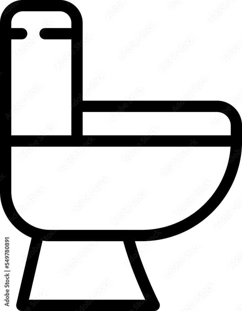 Toilet view icon outline vector. Wc restroom. Woman door Toilet view icon outline vector. Wc restroom. Woman door