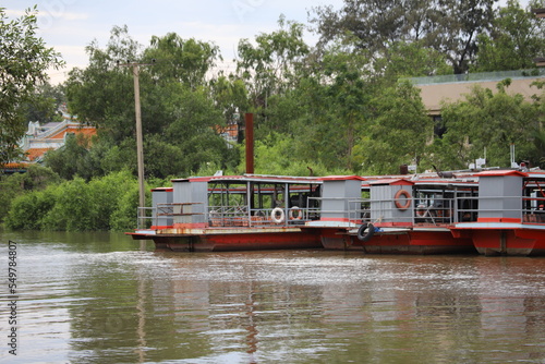 Boats on the rivers of Thailand