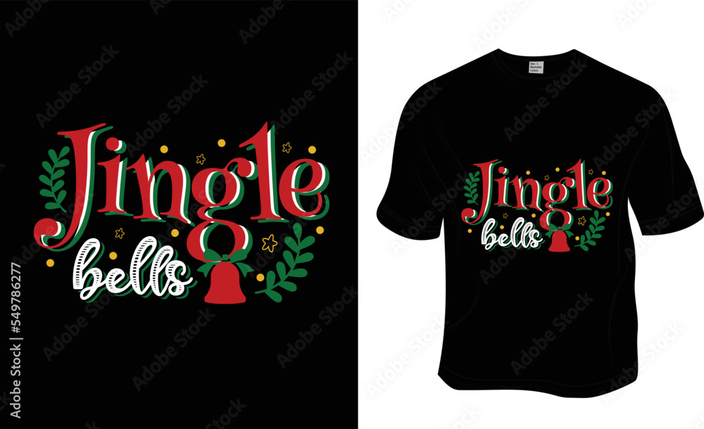 Jingle bells, Christmas t-shirt design. ready to print for apparel, poster, and illustration. Modern, simple, lettering t-shirt vector
Jingle bells, Christmas t-shirt design. ready to print for apparel, poster, and illustration. Modern, simple, lettering t-shirt vector