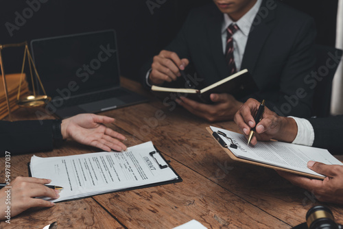 Lawyer explain the law and the outcome of the litigation, in detail the various contractual clauses in the law and the loopholes that help the client win the case.