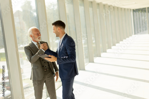 Mature businessman and his ...