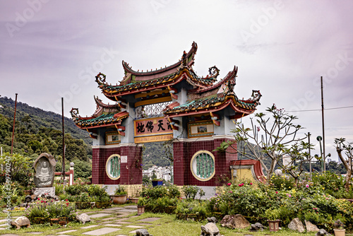 Typical Chinese temple in George Town, Penang, Malaysia. Kek Lok