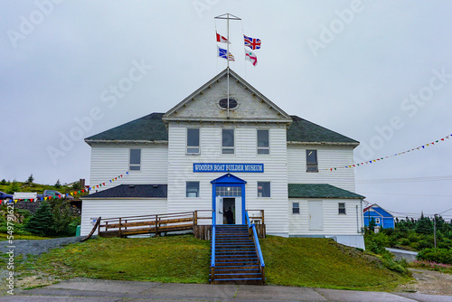 Twillingate, Newfoundland, Canada: Wooden Boat Builder Museum and Workshop. photo