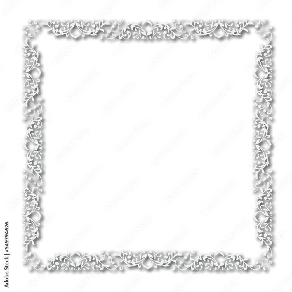 Frame, in the style of an ornament, Vector illustration eps 10, Art. Frame, in the style of an ornament, Vector illustration eps 10, Art.