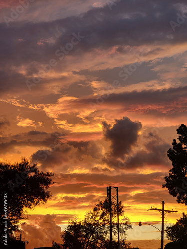 sunset clouds