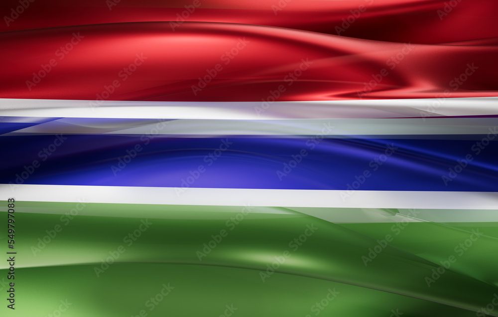 Fototapeta premium Gambia national flag