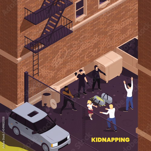 Kidnapping Isometric Background