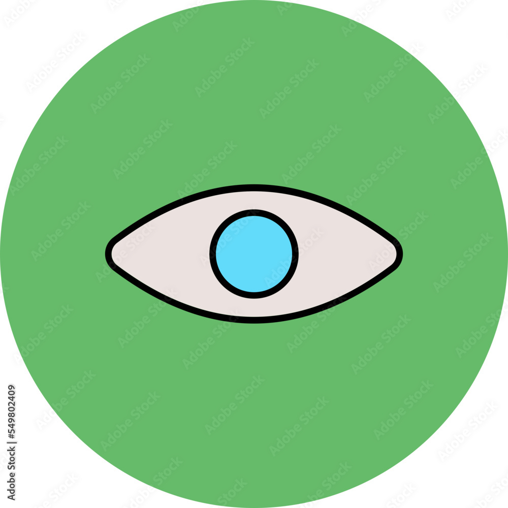 Show Multicolor Circle Filled Line Icon Show Multicolor Circle Filled Line Icon
