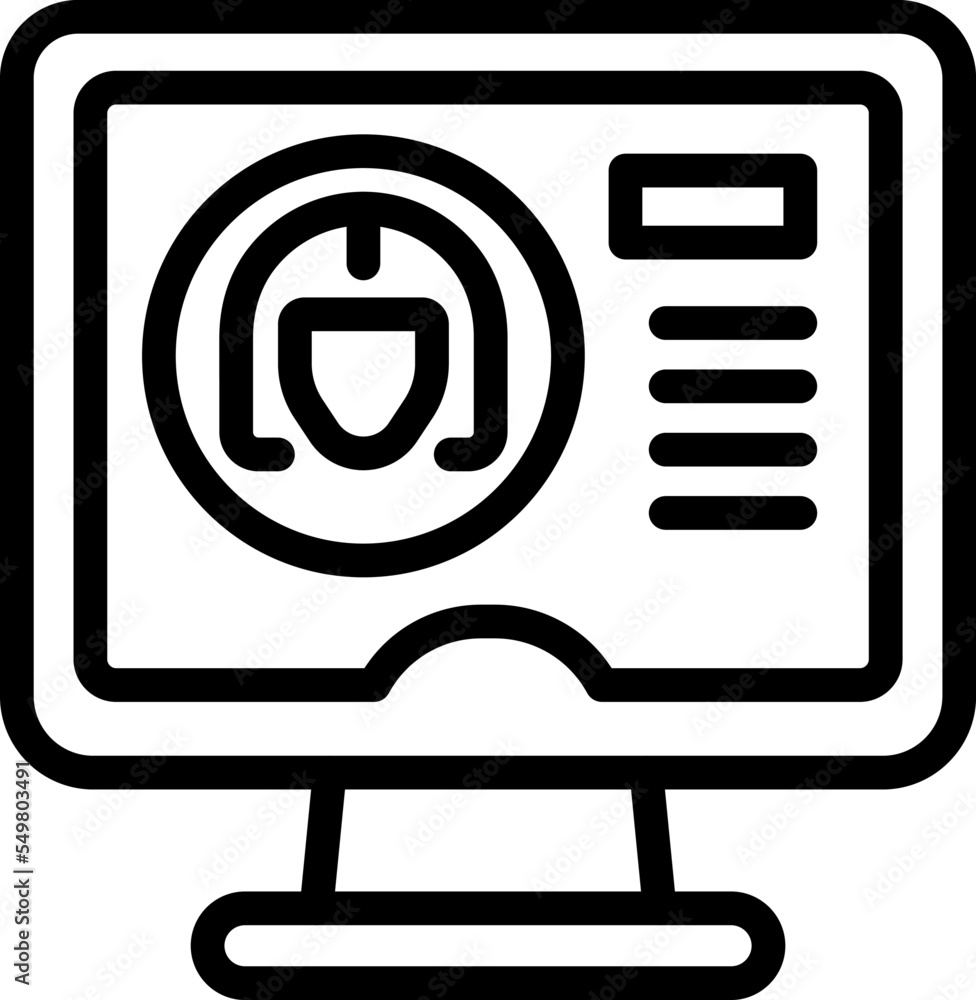 Deleting profile icon outline vector. Social account. Detele web Deleting profile icon outline vector. Social account. Detele web