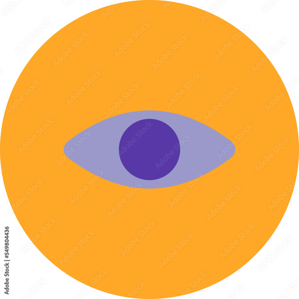 Show Multicolor Circle Flat Icon Show Multicolor Circle Flat Icon