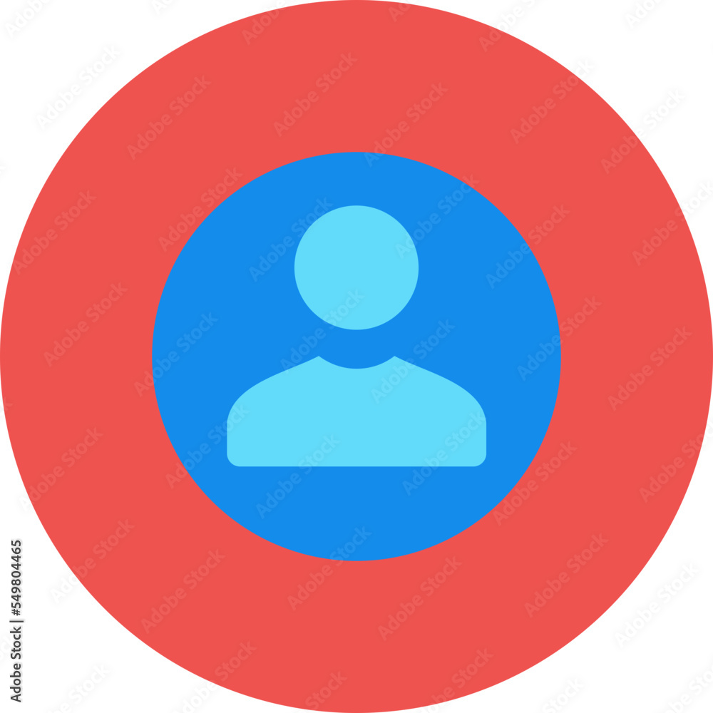 User Multicolor Circle Flat Icon User Multicolor Circle Flat Icon