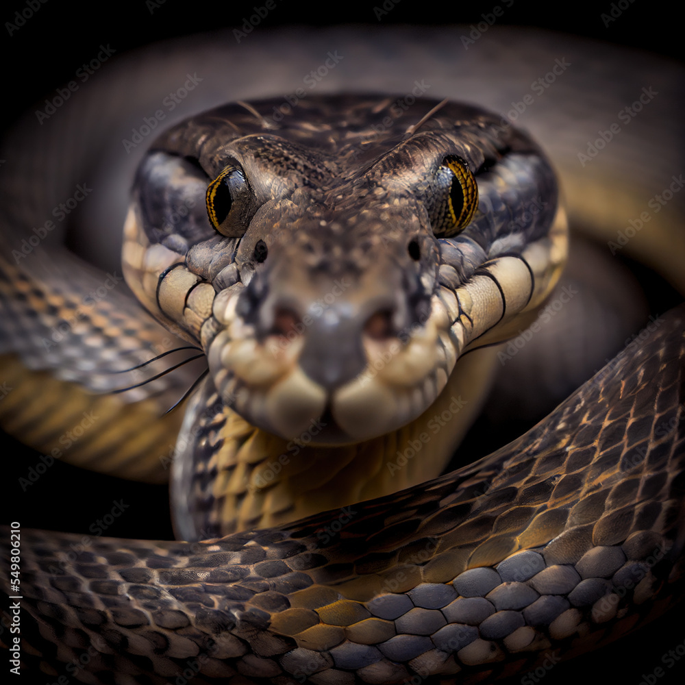 snake portrait