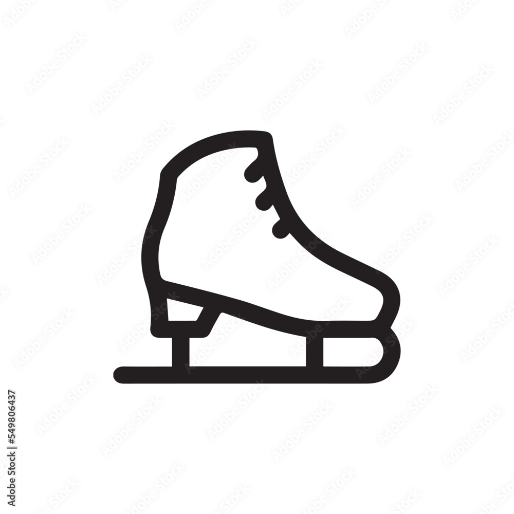 Figure Skating icon vector sign symbol Figure Skating icon vector sign symbol