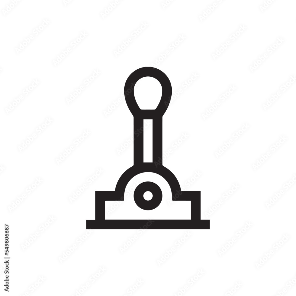 Lever icon vector sign symbol Lever icon vector sign symbol