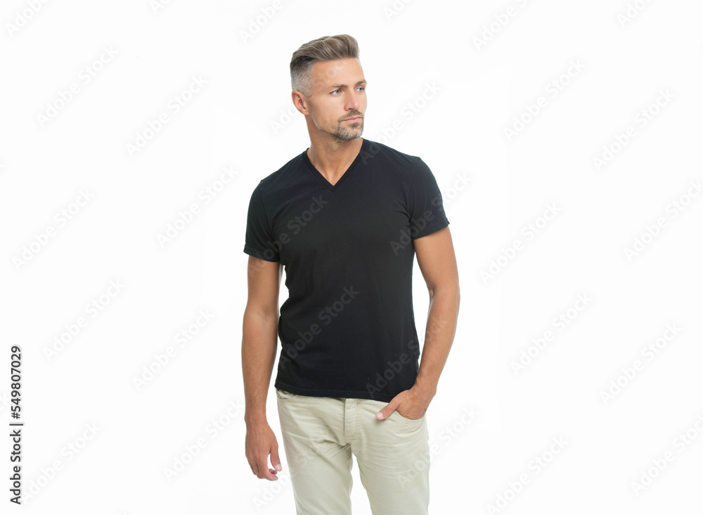 charismatic grizzled guy style. studio shot of grizzled guy. mature grizzled guy isolated on white charismatic grizzled guy style. studio shot of grizzled guy. mature grizzled guy isolated on white