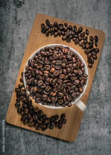 Obraz na płótnie Kaffe w salonie