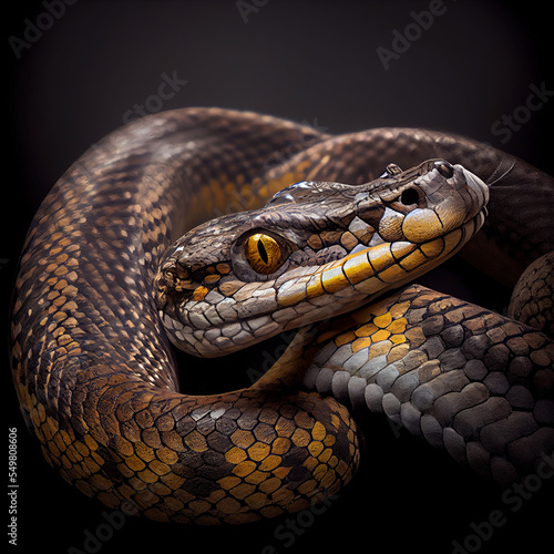 snake portrait