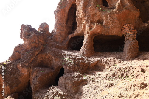 Cave of Four Gates is a complex of caves in the south of the municipality of Telde, Gran Canaria.