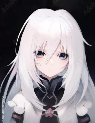 Fantasy Anime style character portrait