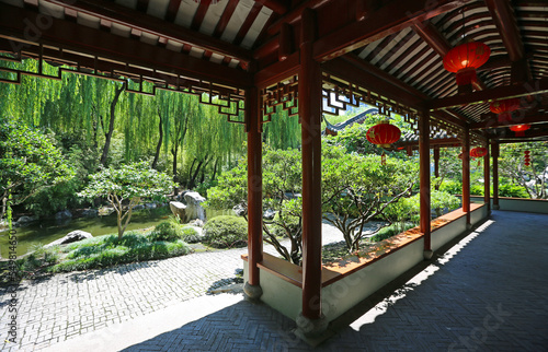 Entering chinese garden - Chinese Garden of Friendship, Sydney, Australia © jerzy