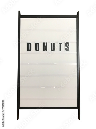 Generic Donuts isolated sign