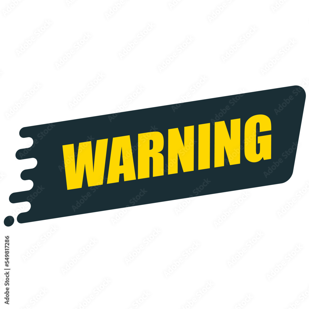 Warning, expression pop art. Comic speech bubble. Warning, expression pop art. Comic speech bubble.