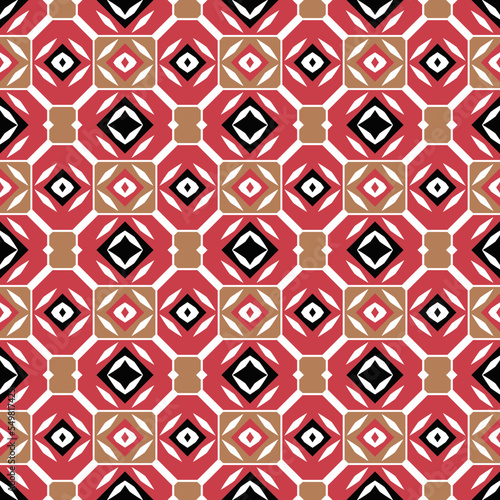 Geometric pattern. Seamless vector background. Ethnic graphic design.	