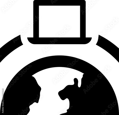 Digital freelance icon