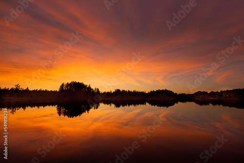 Moquah Lake Sunset