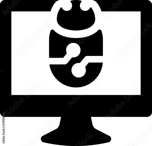 Computer bug icon