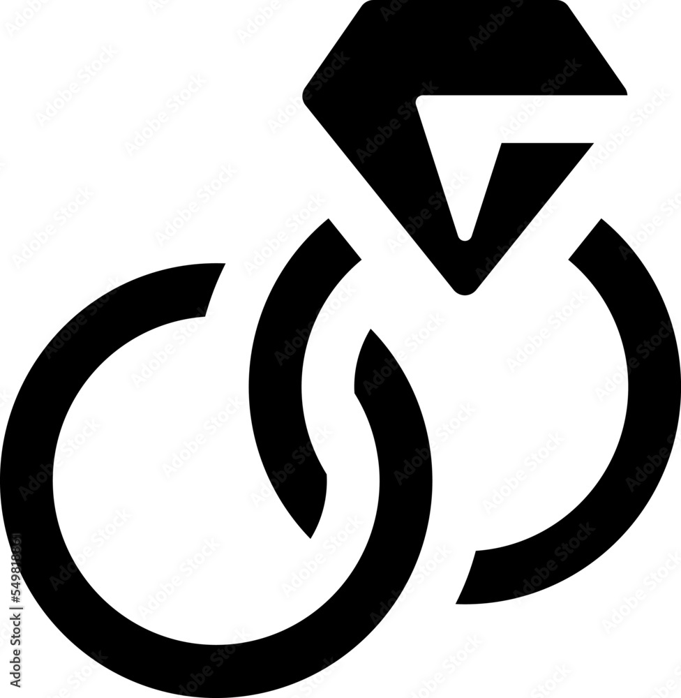 Wedding engagement icon
