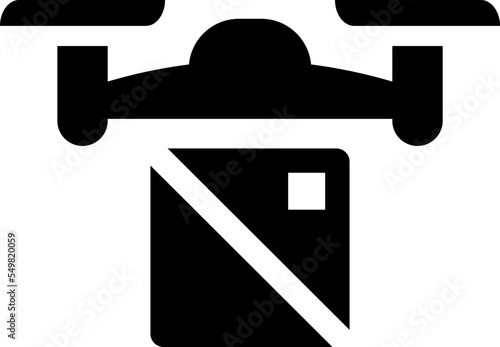 Drone delivery icon