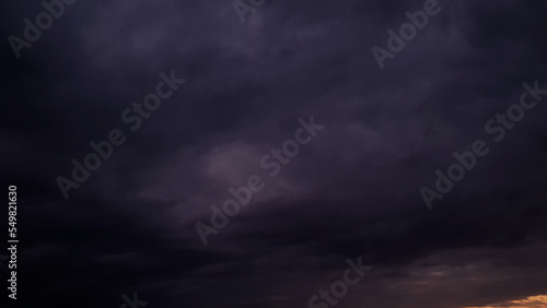 massive dark rain storm clouds backdrop for weather forecast - abstract 3D rendering