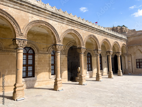 Mardin historical buildings and tourism city texture © emerald_media