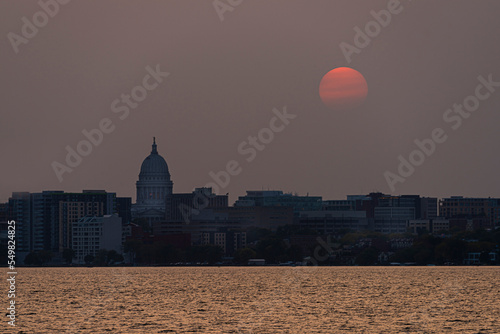 Madison Skyline Sunset